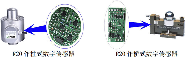 R20 作柱式数字传感器 R20 作桥式数字传感器